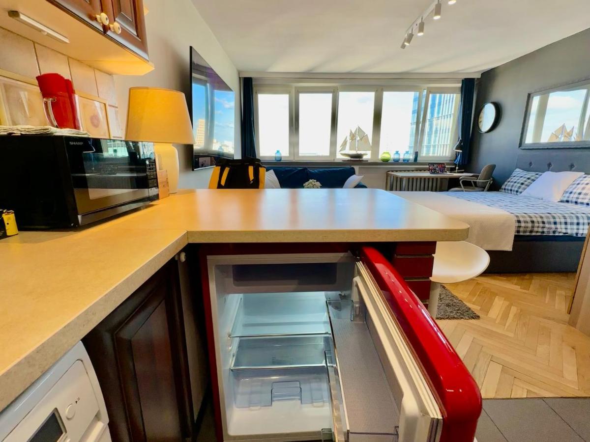Super Apartament White Warszawa 2X Metro Scisle Centrum Wifi 300 Mbs New Екстериор снимка
