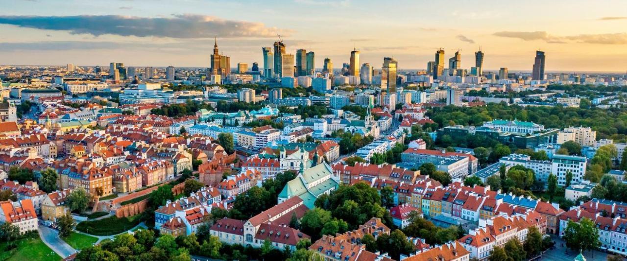 Super Apartament White Warszawa 2X Metro Scisle Centrum Wifi 300 Mbs New Екстериор снимка