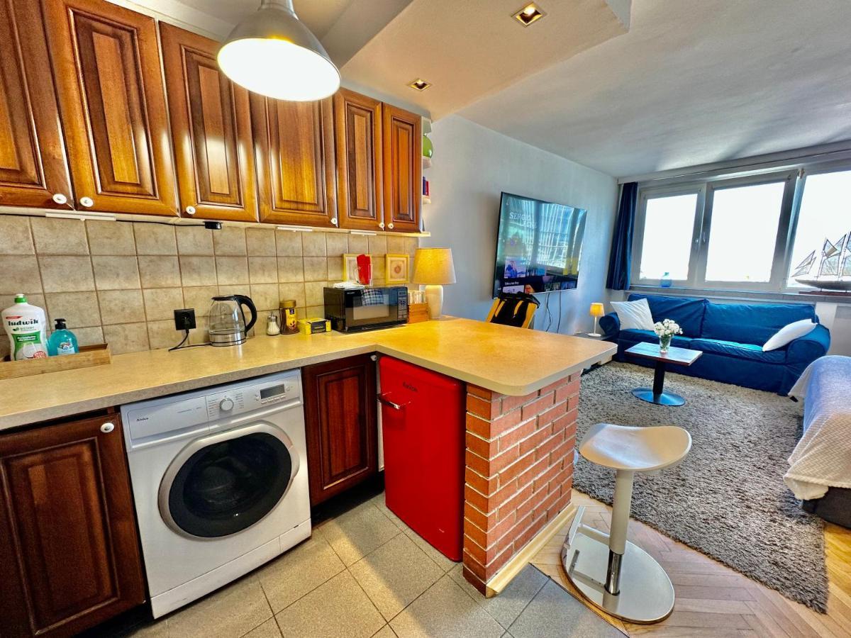 Super Apartament White Warszawa 2X Metro Scisle Centrum Wifi 300 Mbs New Екстериор снимка