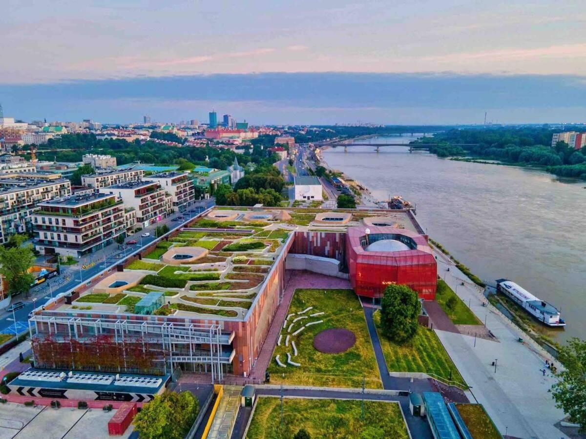 Super Apartament White Warszawa 2X Metro Scisle Centrum Wifi 300 Mbs New Екстериор снимка