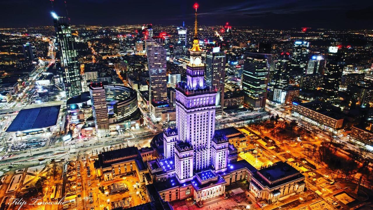 Super Apartament White Warszawa 2X Metro Scisle Centrum Wifi 300 Mbs New Екстериор снимка